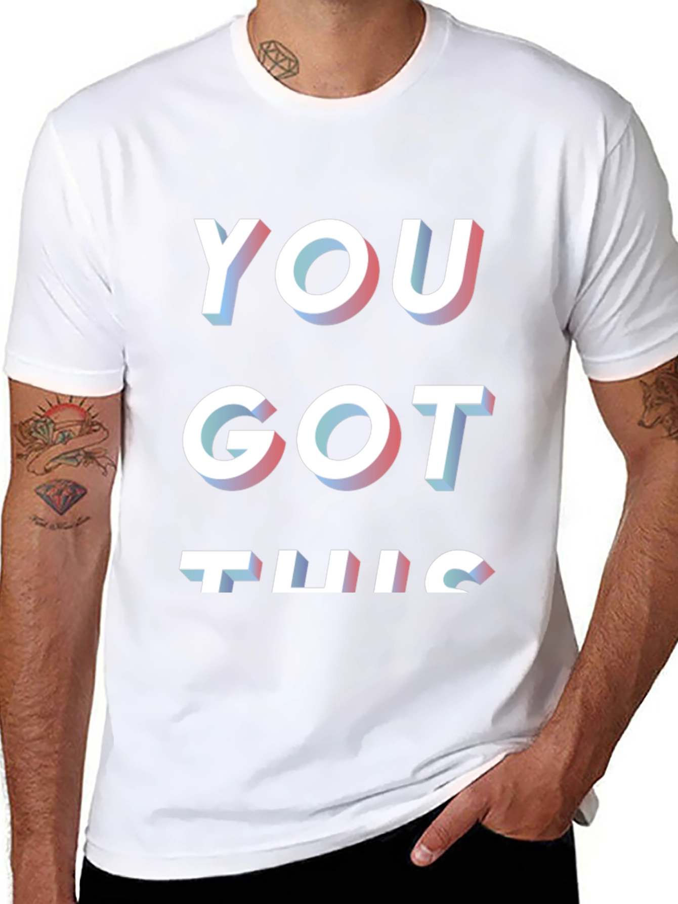 You Got This Black Graphic T-Shirt