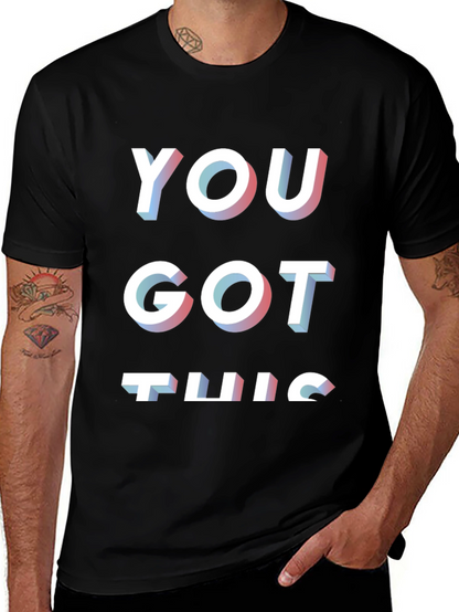You Got This Black Graphic T-Shirt