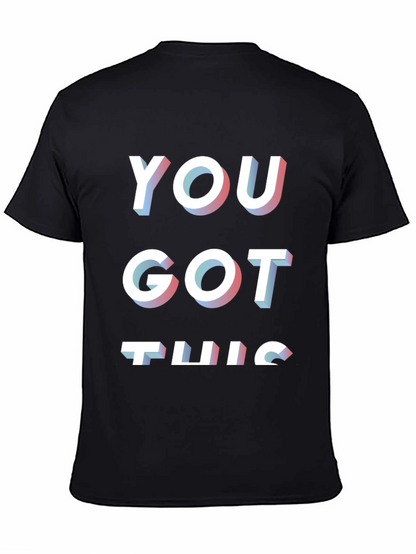 You Got This Black Graphic T-Shirt