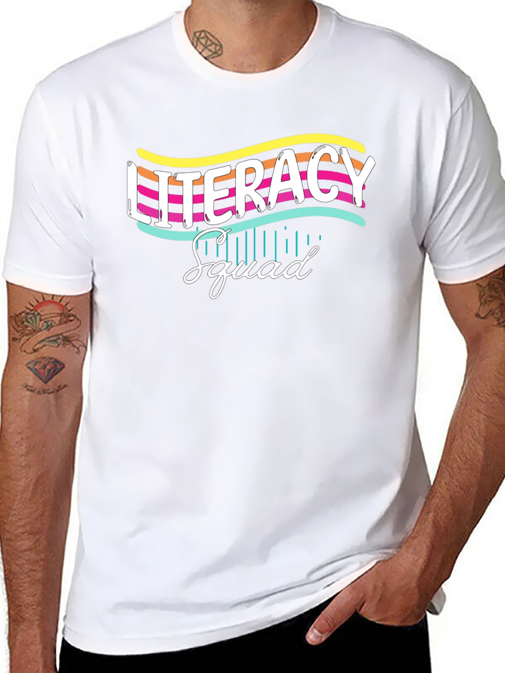 Literacy Squad Graphic T-Shirt