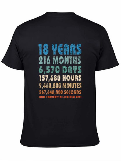 18 Years & Counting Funny Graphic T-Shirt