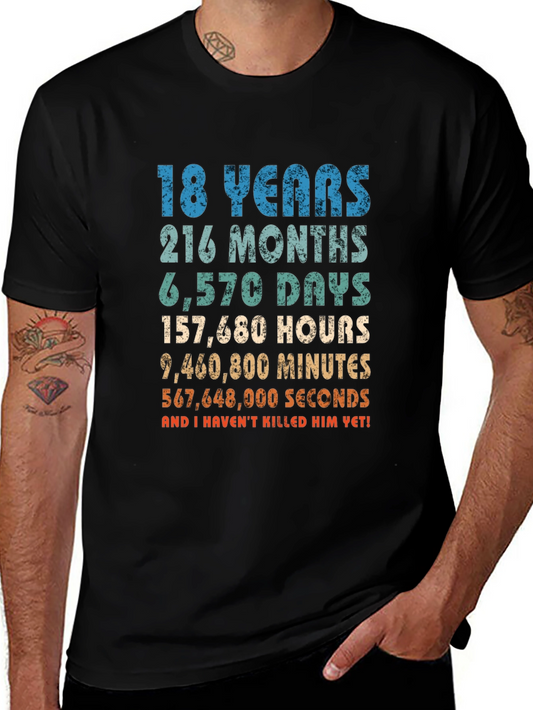 18 Years & Counting Funny Graphic T-Shirt