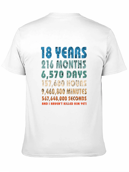 18 Years & Counting Funny Graphic T-Shirt