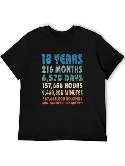 18 Years & Counting Funny Graphic T-Shirt