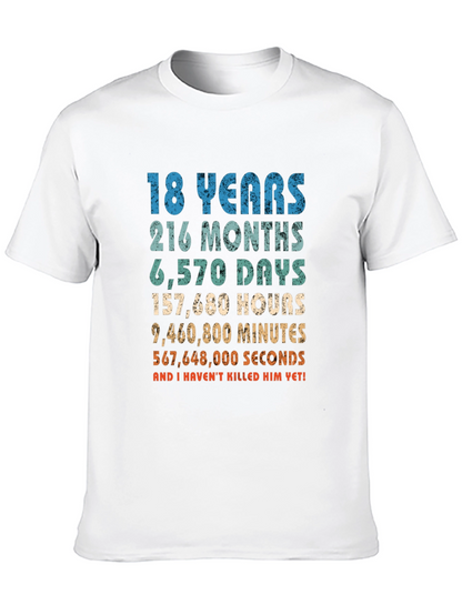 18 Years & Counting Funny Graphic T-Shirt