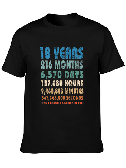 18 Years & Counting Funny Graphic T-Shirt