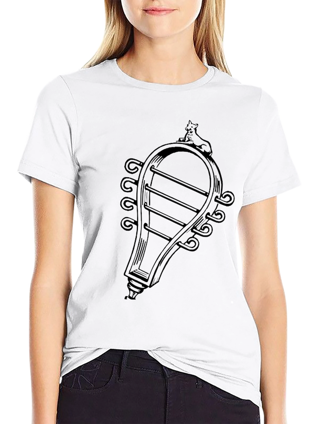 Novelty Rollercoaster Ride Cat T-Shirt