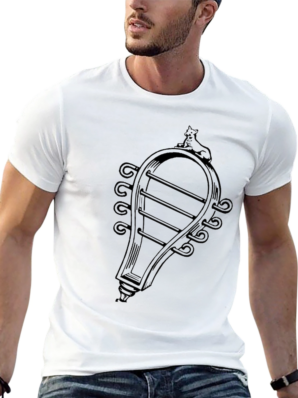 Novelty Rollercoaster Ride Cat T-Shirt