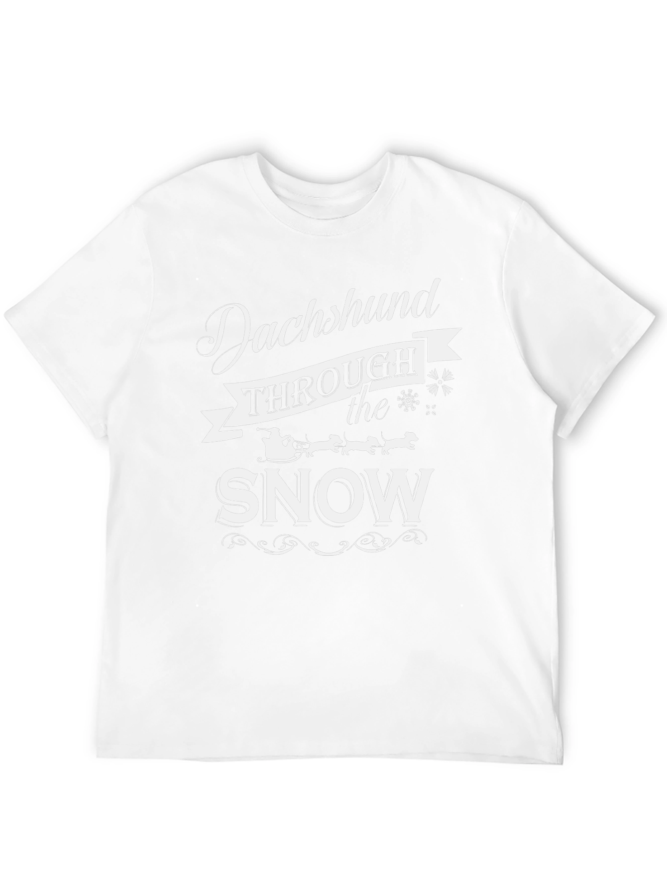 Dachshund Through the Snow T-Shirt