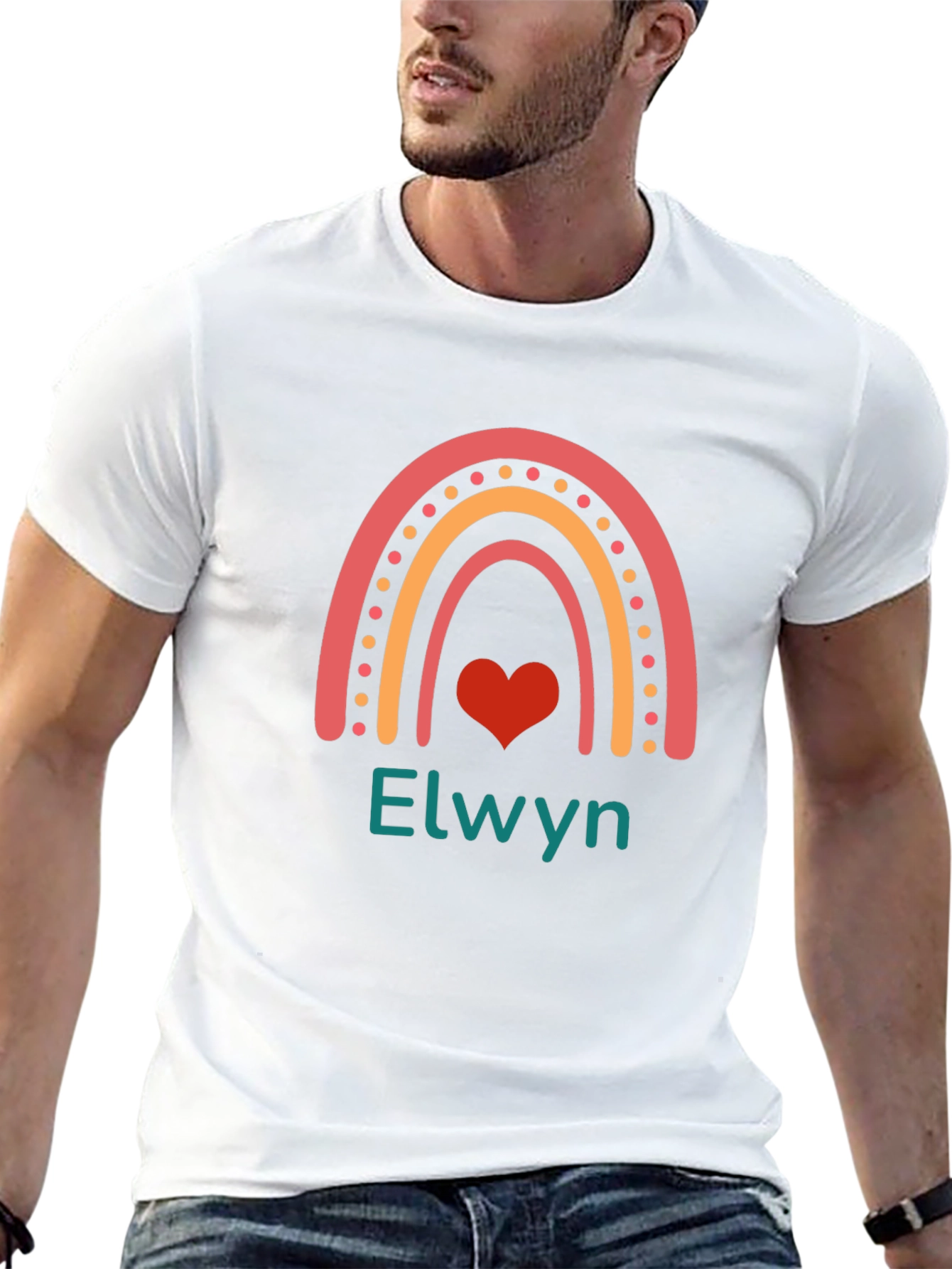Elwyn Rainbow Heart T-Shirt