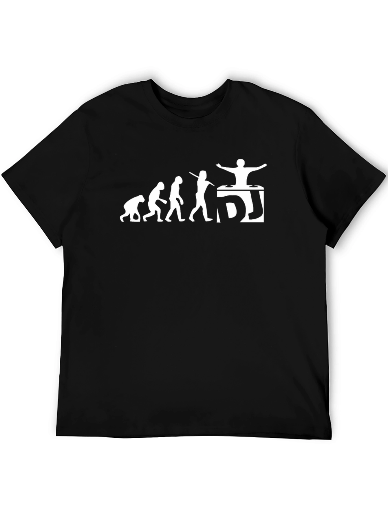 DJ Evolution Graphic Tee - Black Cotton Blend