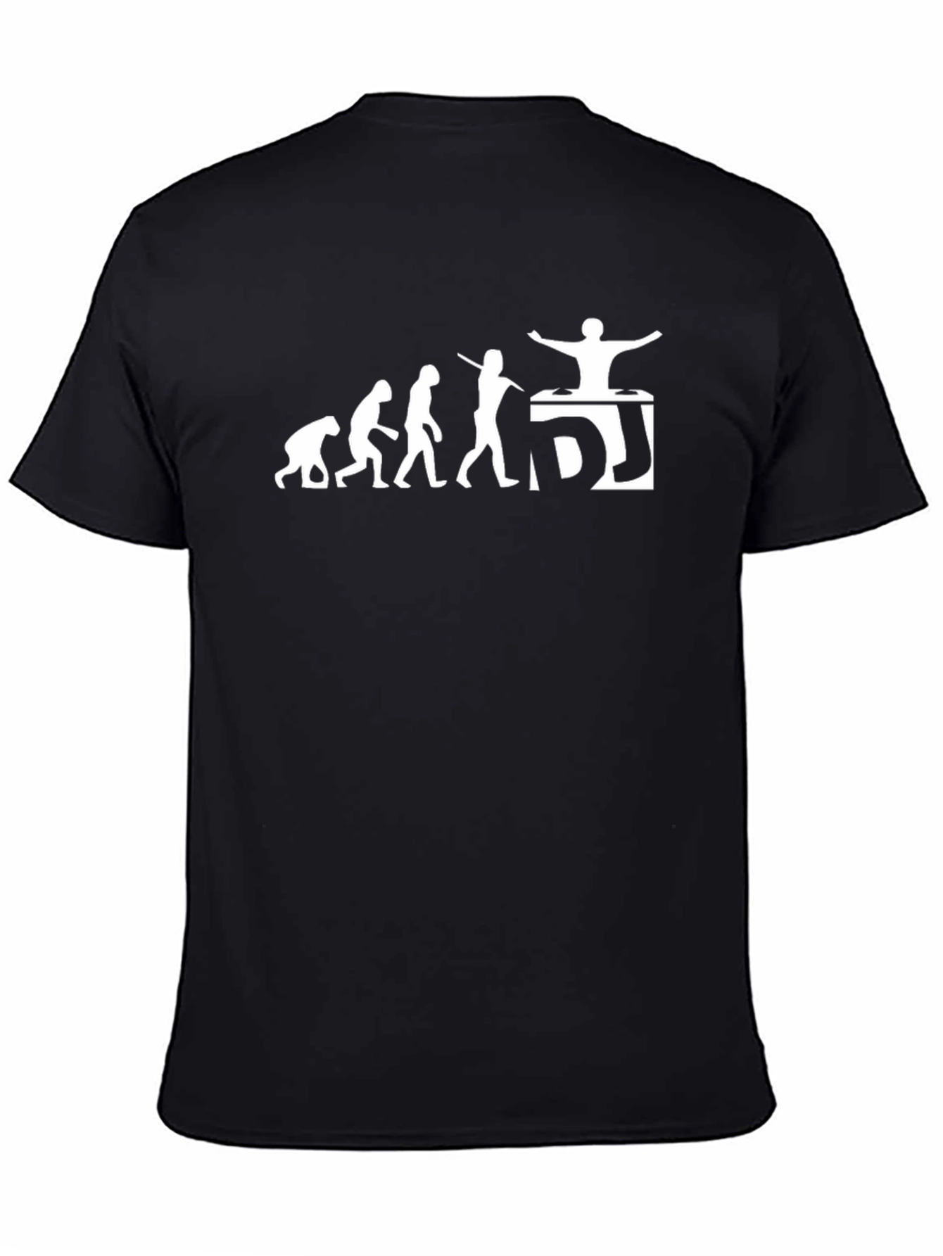 DJ Evolution Graphic Tee - Black Cotton Blend
