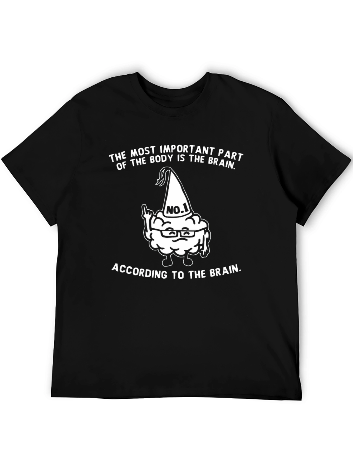 Funny Brain T-Shirt - Most Important Part