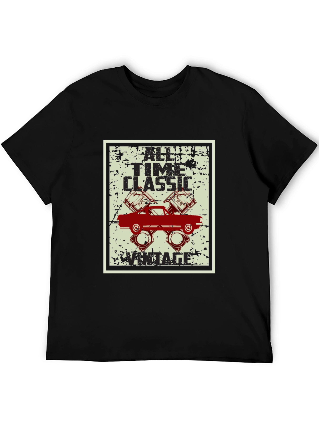 All Time Classic Vintage Car Graphic T-Shirt