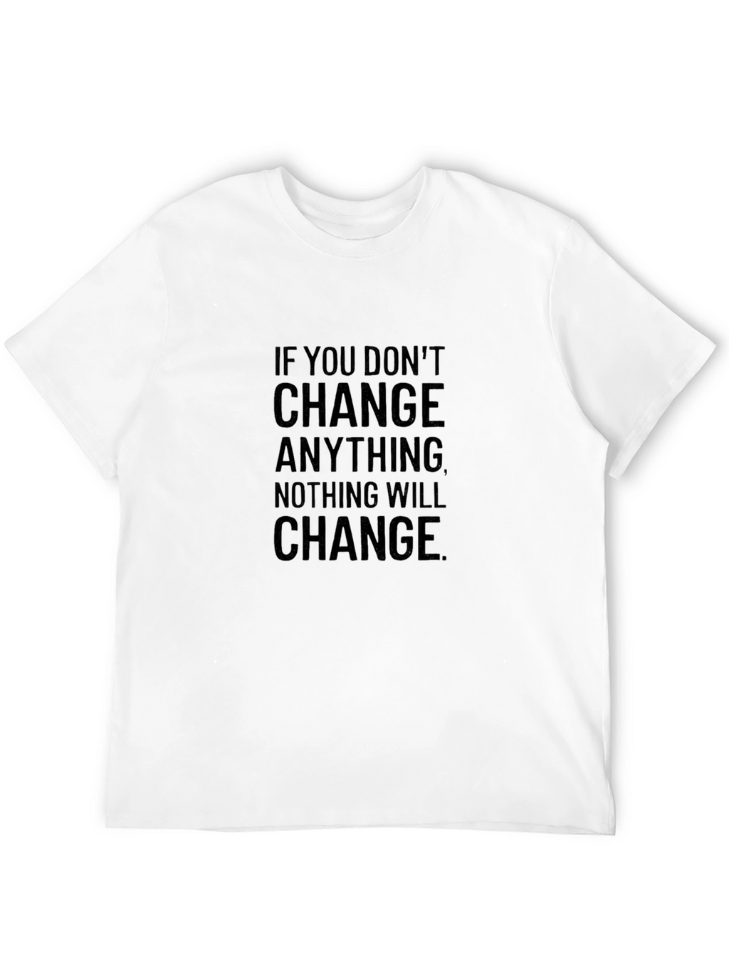 Change Motivational Graphic Tee - Black