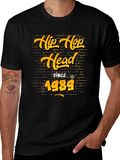 Hip Hop Head Since 1989 Black Graphic Tee