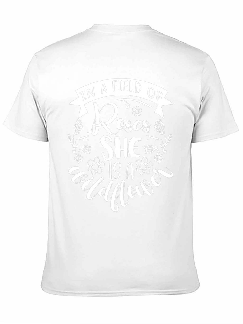 Wildflower Graphic T-Shirt - Floral Design