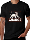 Roaring for Change Graphic Tee - Black