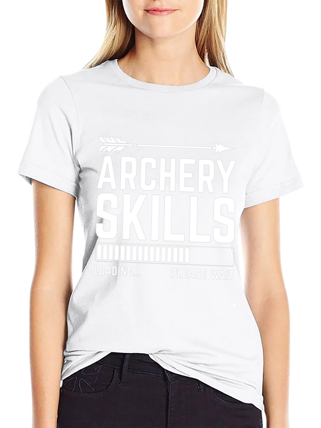 Archery Skills Loading T-Shirt Funny Archer Gift Tee
