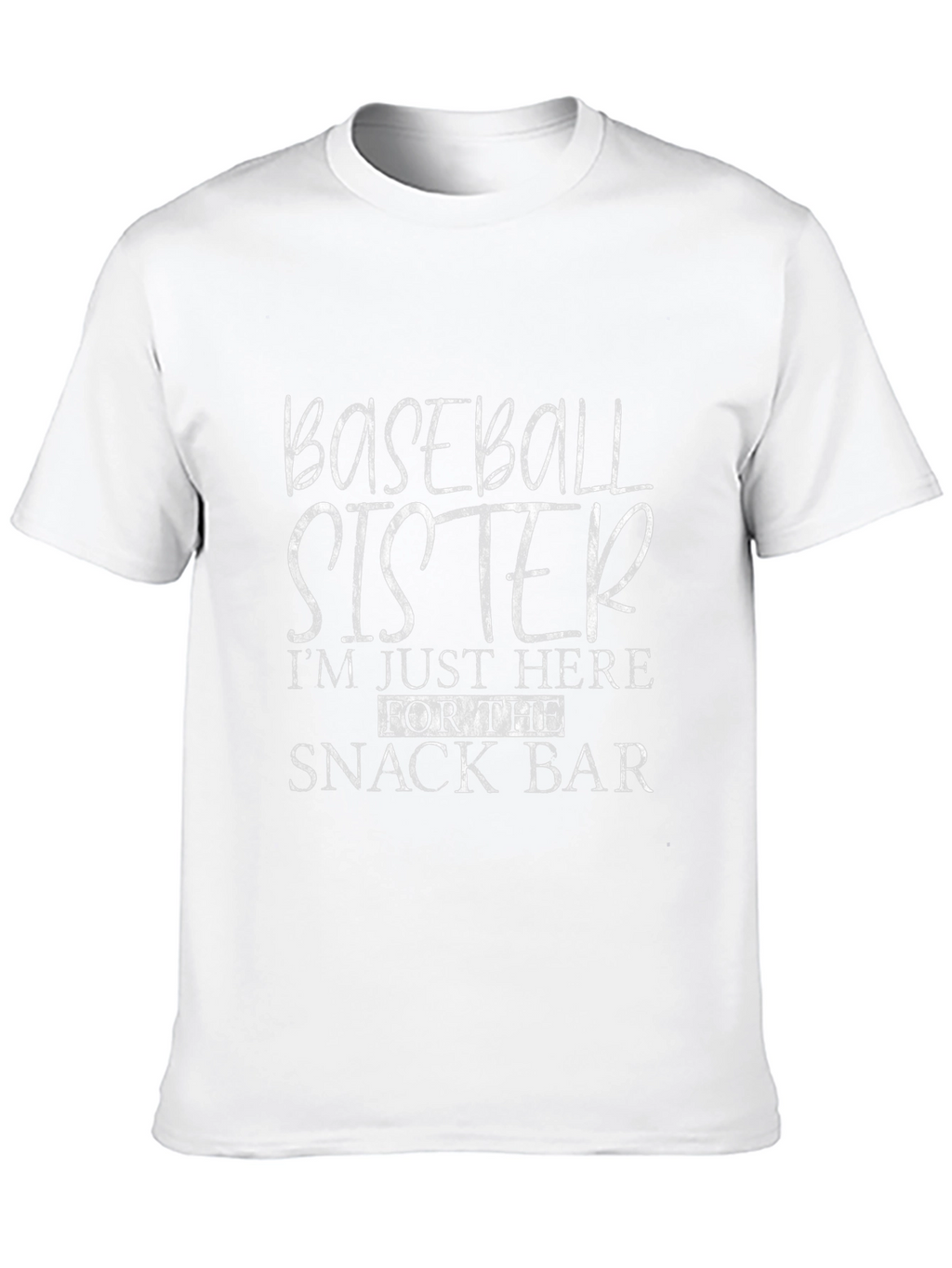 Baseball Sister Snack Bar Tee