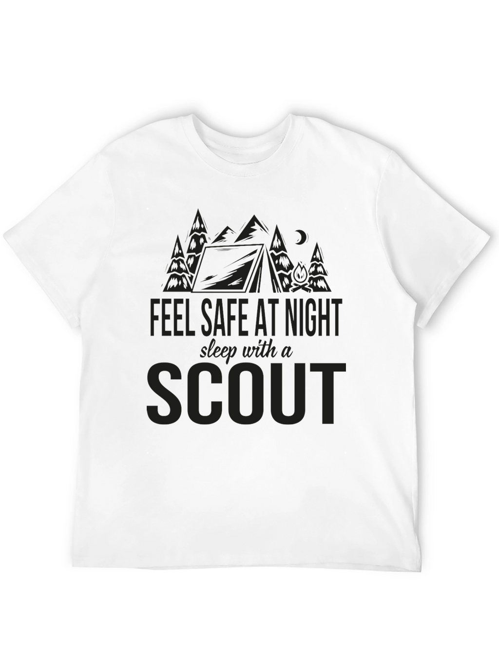 Feel Safe at Night Scout T-Shirt - Black