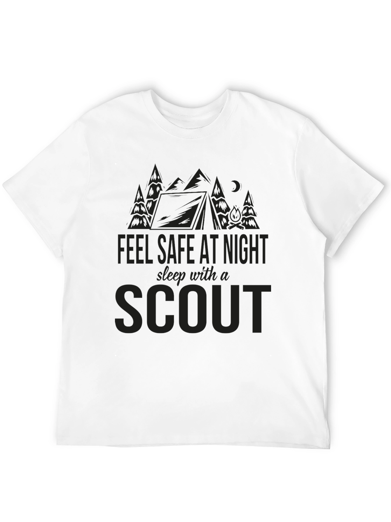 Feel Safe at Night Scout T-Shirt - Black