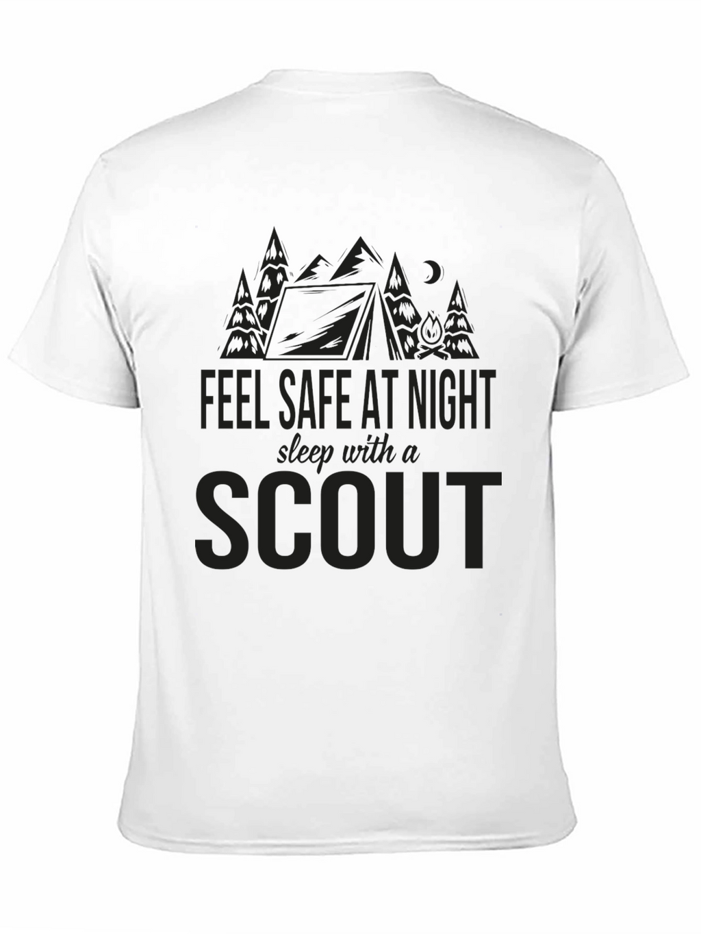 Feel Safe at Night Scout T-Shirt - Black