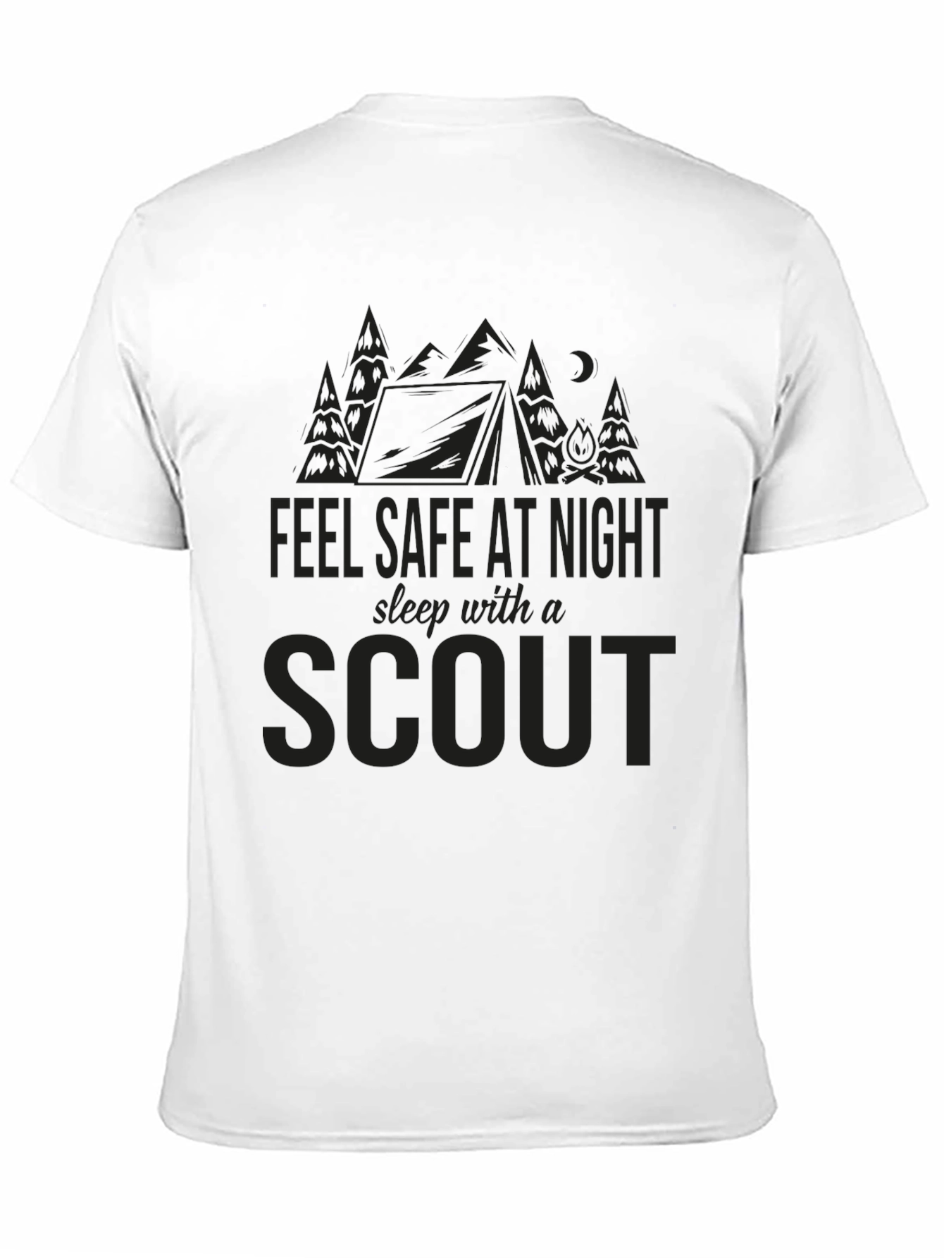 Feel Safe at Night Scout T-Shirt - Black