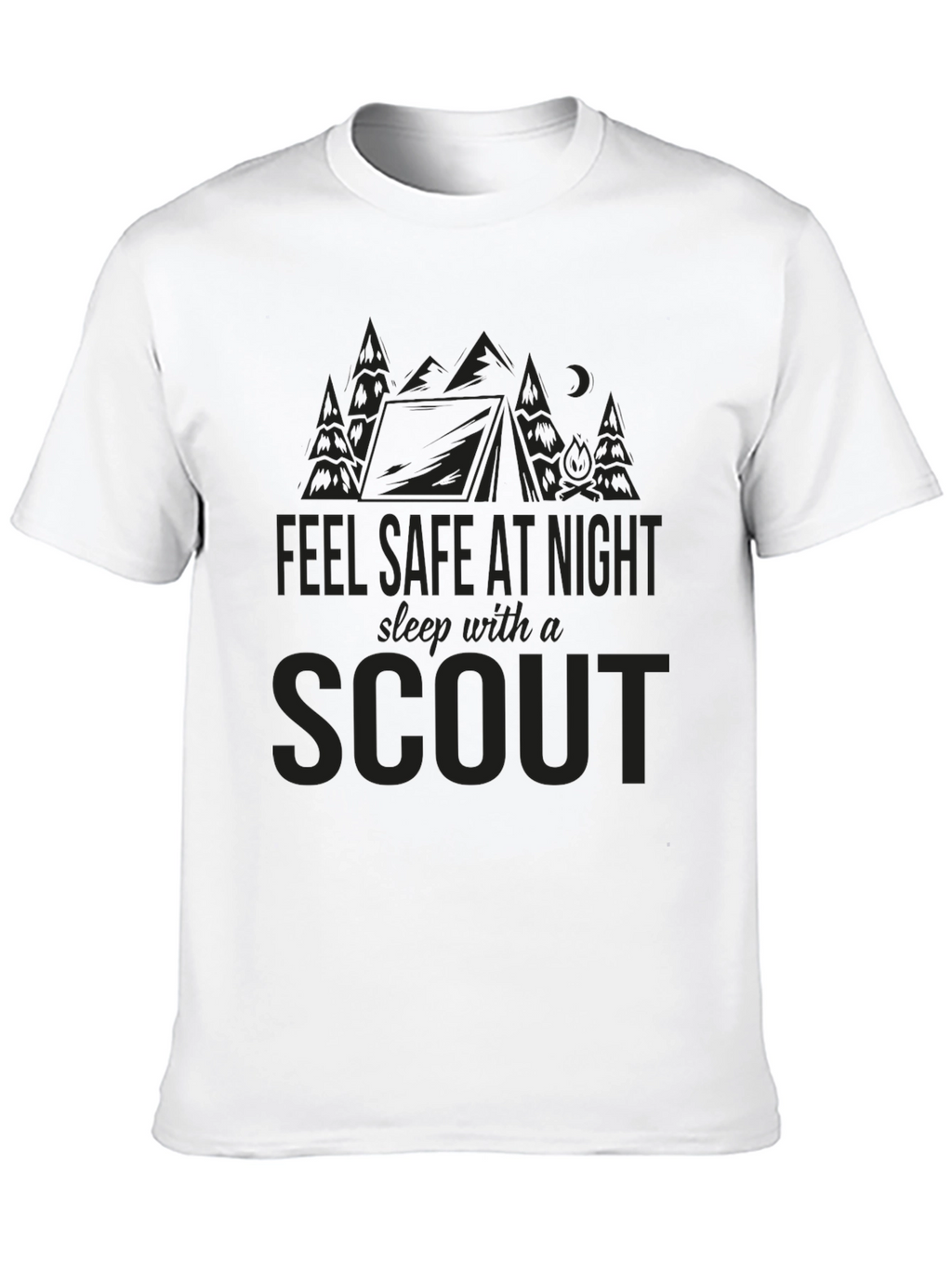Feel Safe at Night Scout T-Shirt - Black