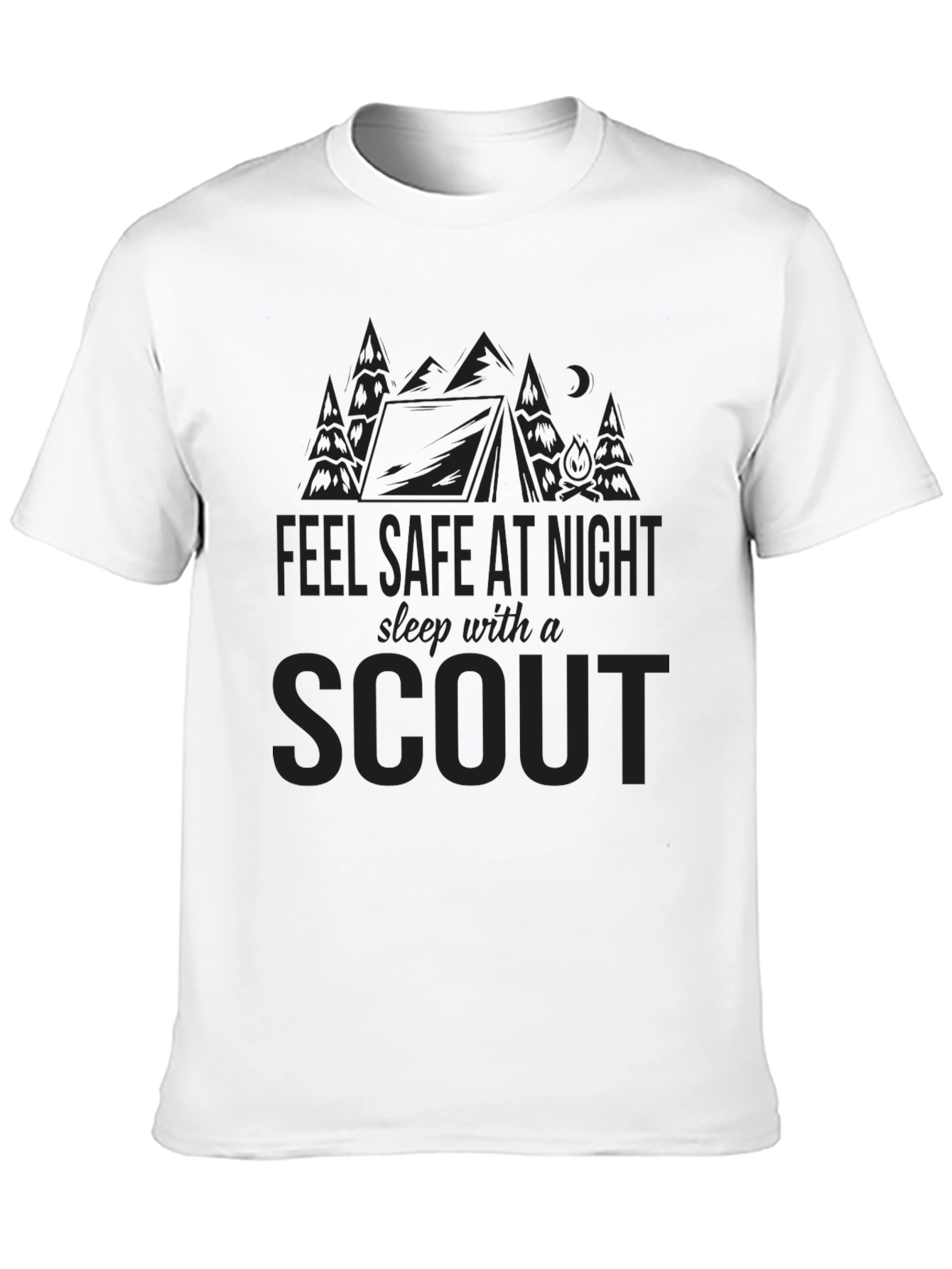 Feel Safe at Night Scout T-Shirt - Black