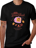 Retro Cartoon Graphic Tee - Free Your Mind T-Shirt