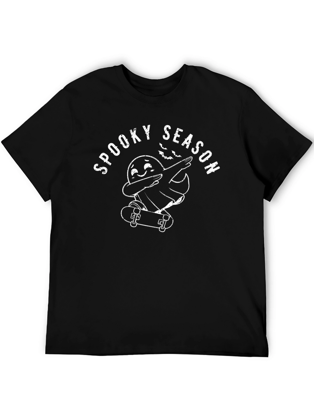 Spooky Season Ghost Skateboarder T-Shirt