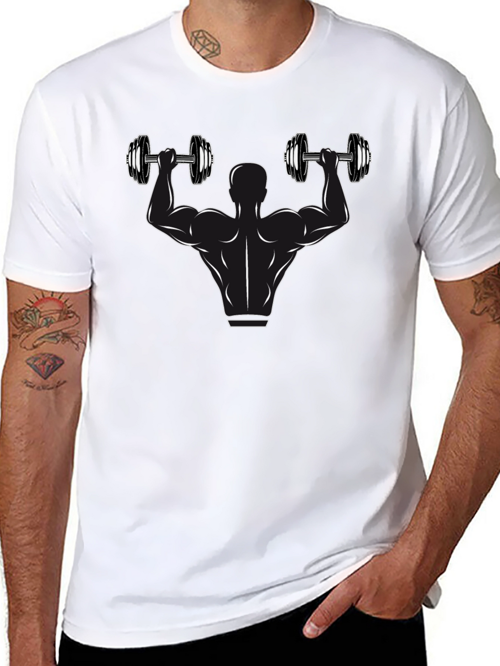 Workout Motivation T-Shirt - Bodybuilder Design