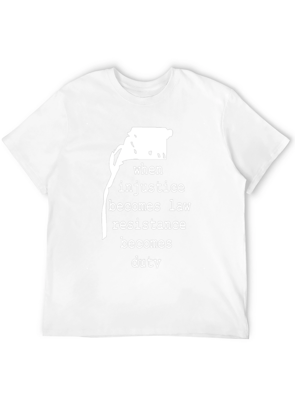 Resistance Duty Graphic Tee - Black Cotton Comfort