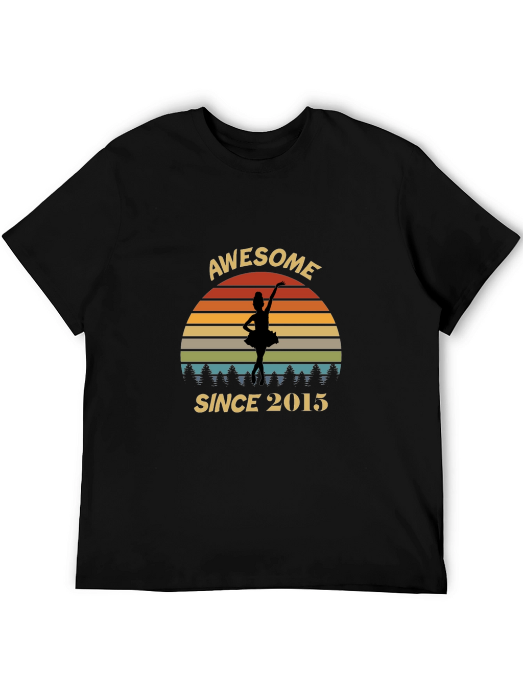 Awesome Since 2015 Dancer Graphic T-Shirt