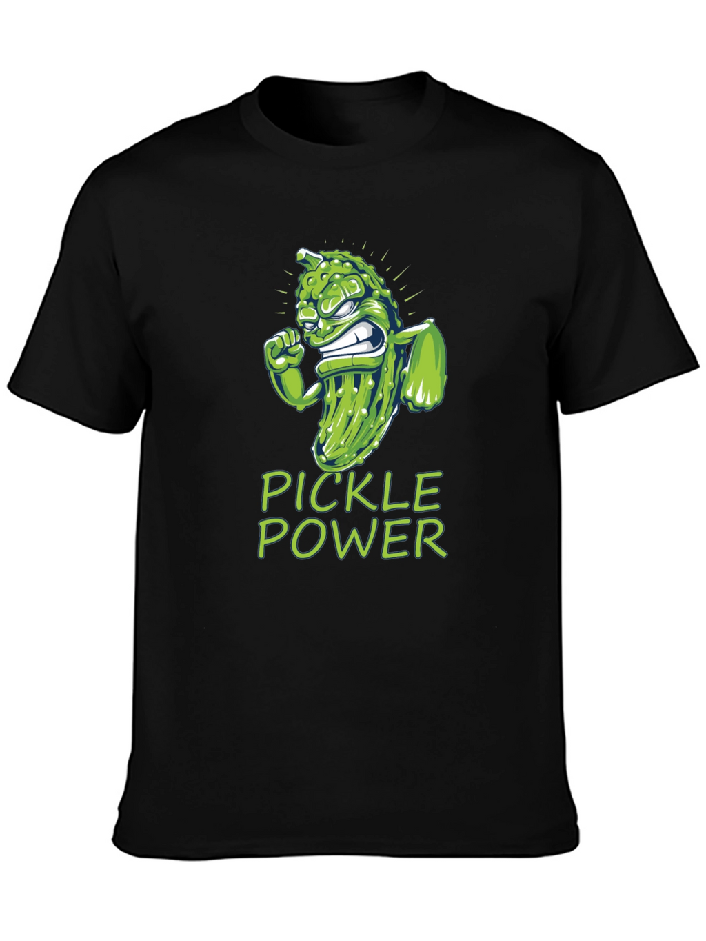 Pickle Power Graphic Tee -  Funny Foodie Shirt