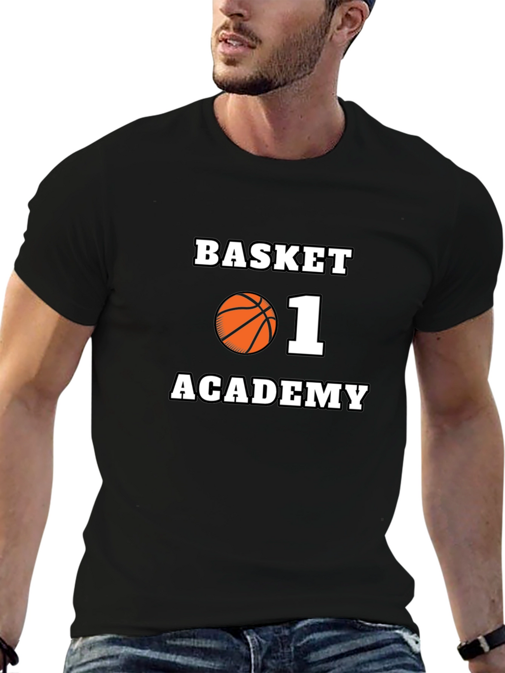Basketball Academy Black T-Shirt