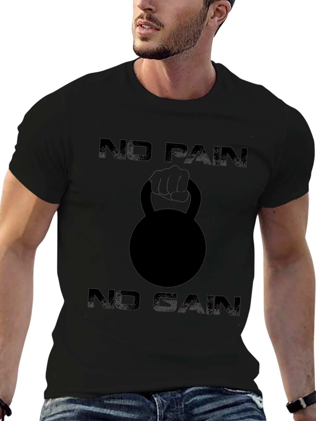 No Pain No Gain Black T-Shirt