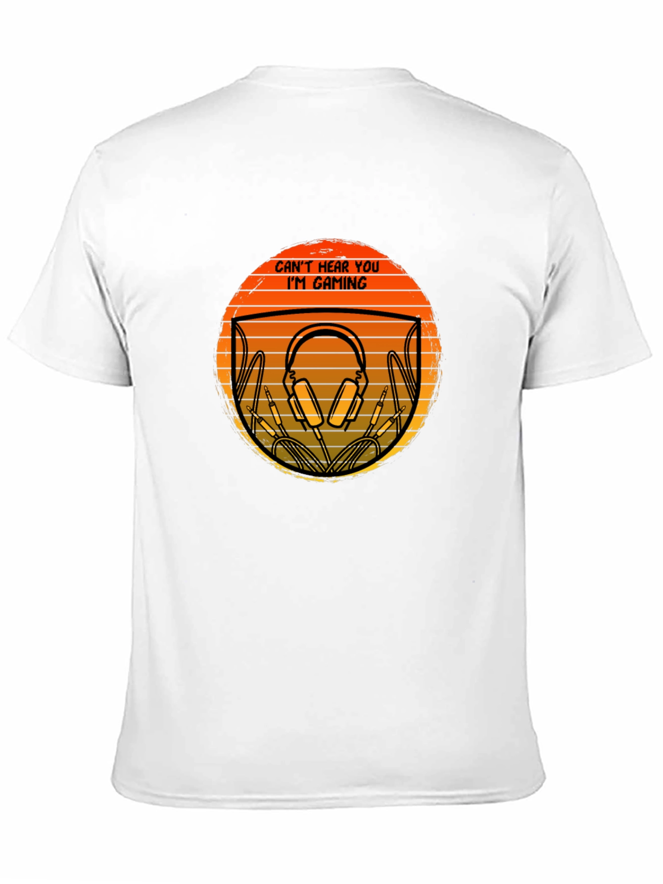 Gamer T-Shirt - Cant Hear You Im Gaming