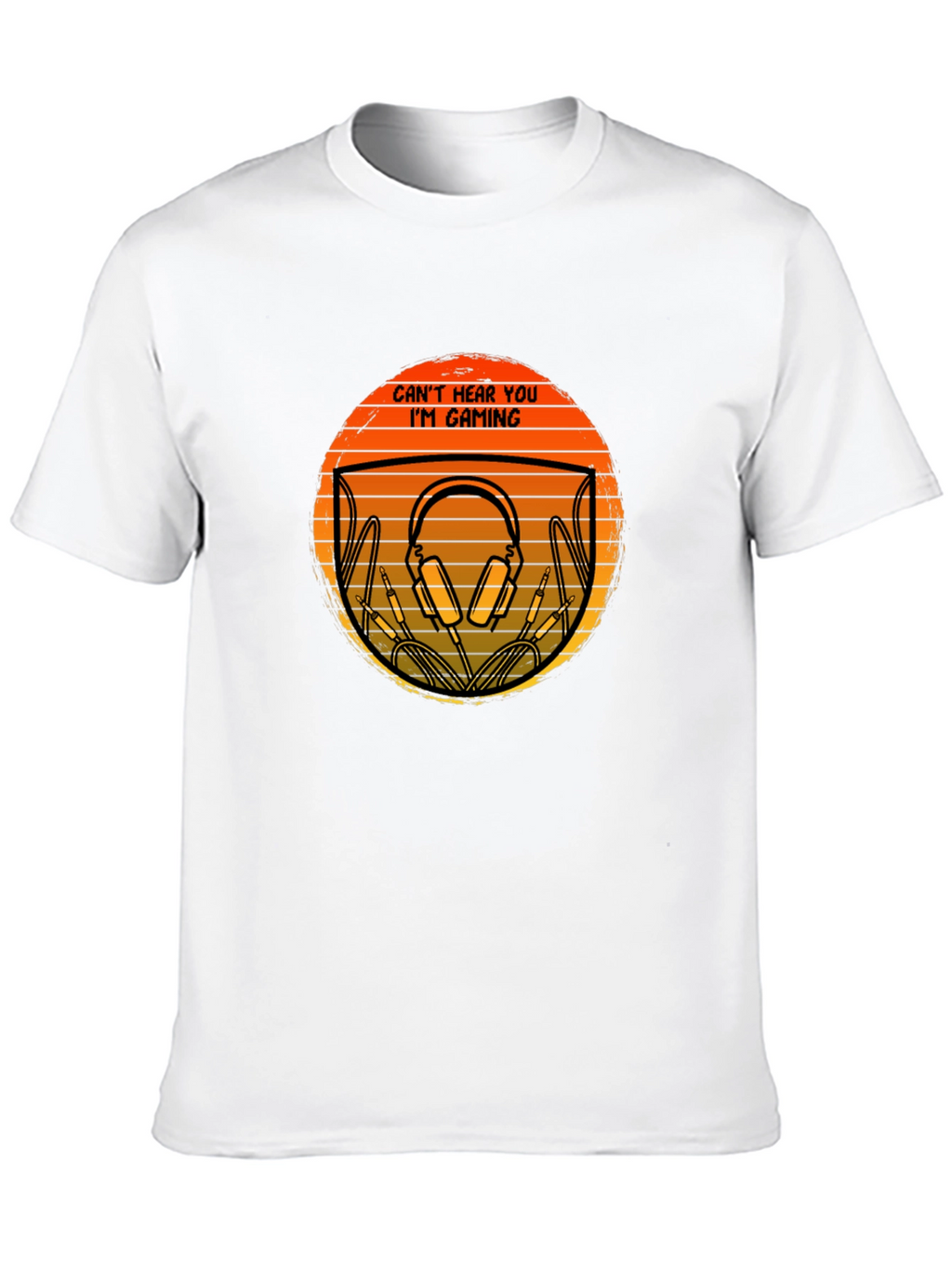 Gamer T-Shirt - Cant Hear You Im Gaming