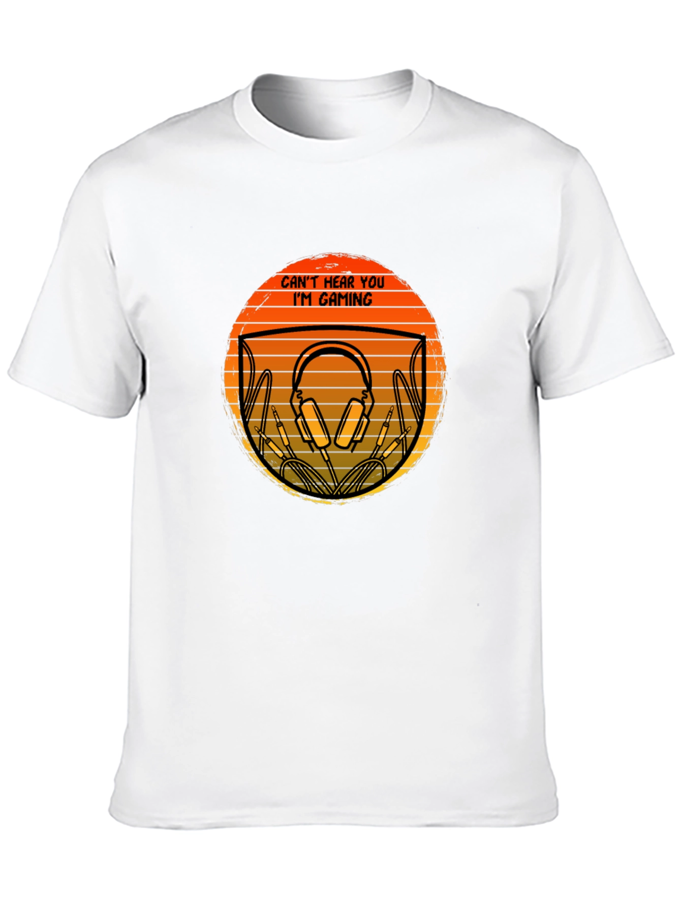 Gamer T-Shirt - Cant Hear You Im Gaming