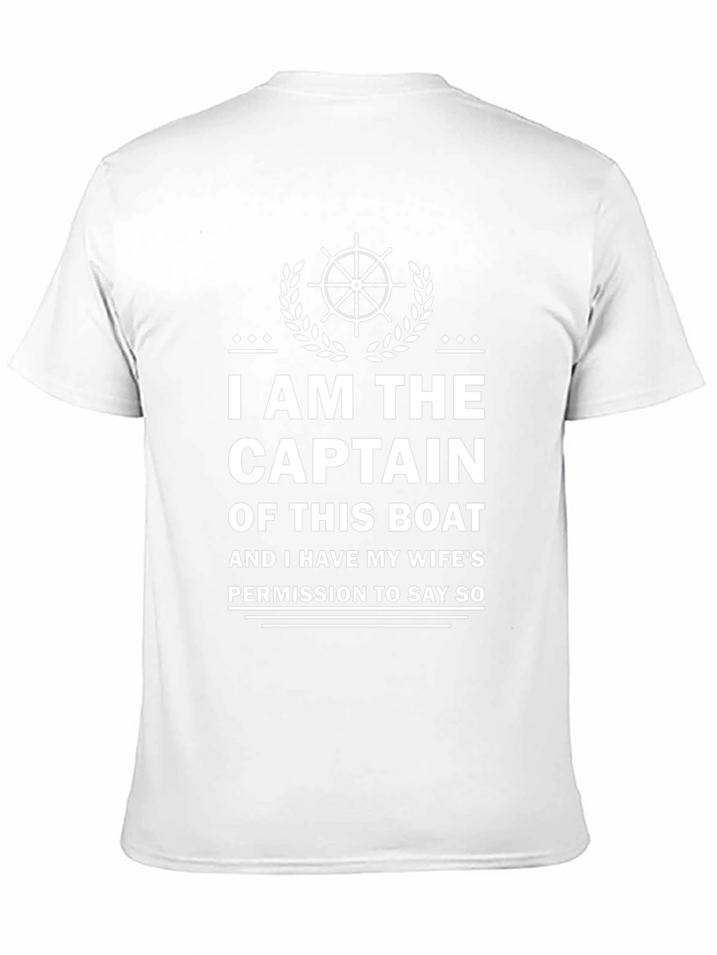 Captain of This Boat Funny Graphic Tee