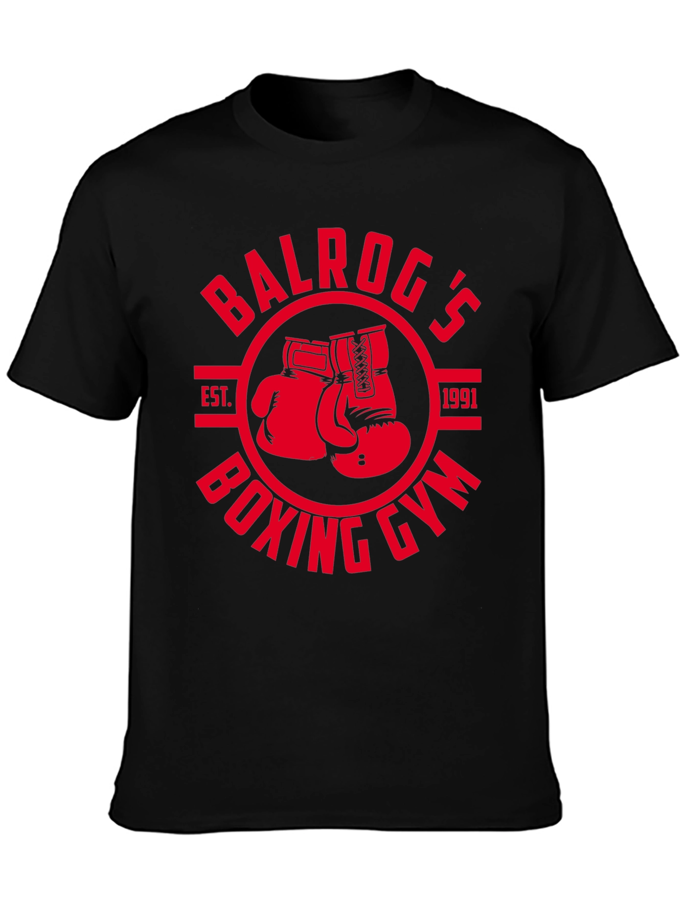 Balrogs Boxing Gym T-Shirt - Black