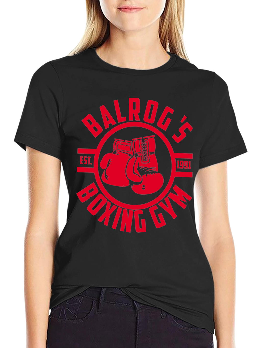 Balrogs Boxing Gym T-Shirt - Black