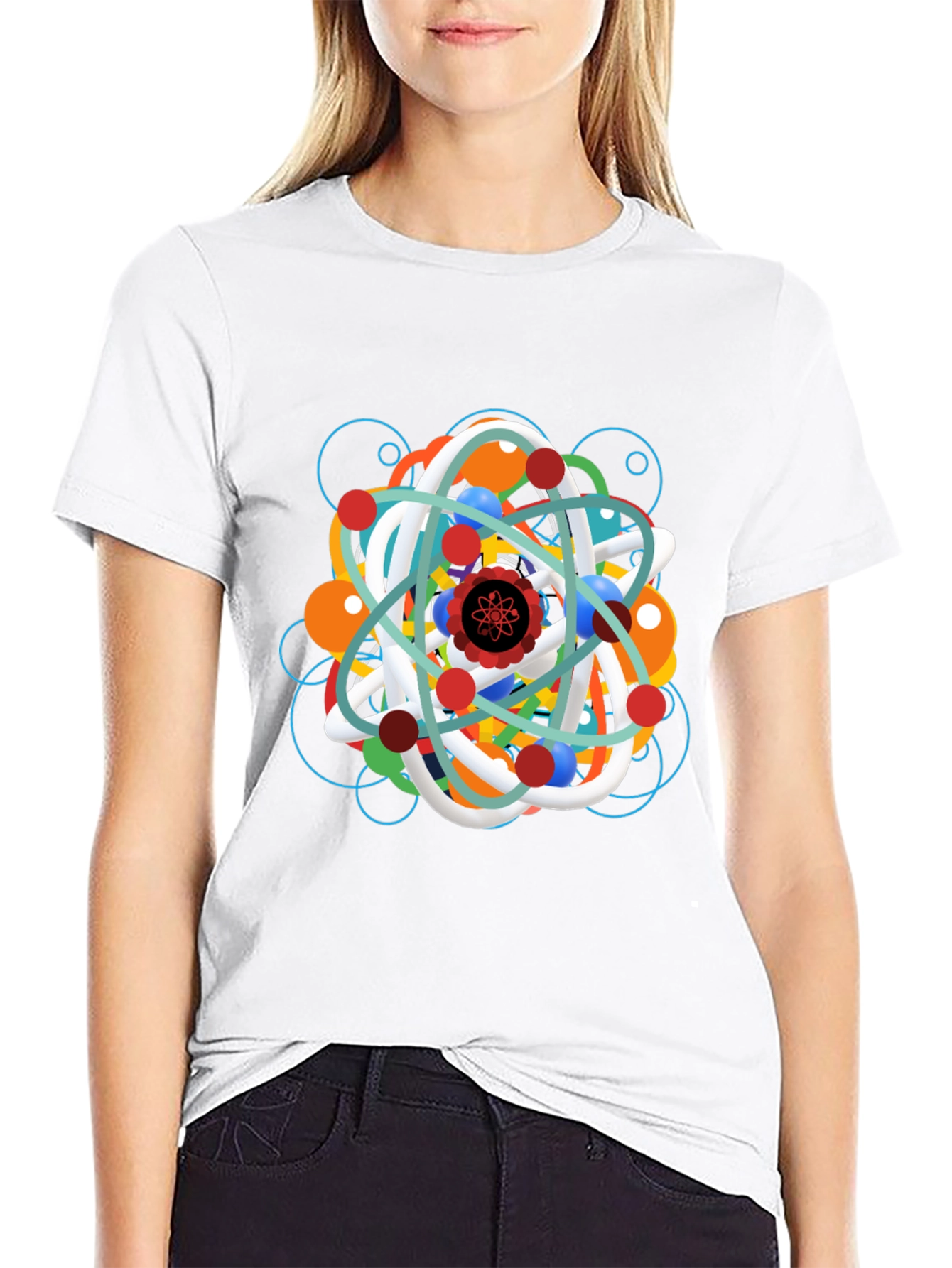 Atomic Structure Graphic T-Shirt - Science Style