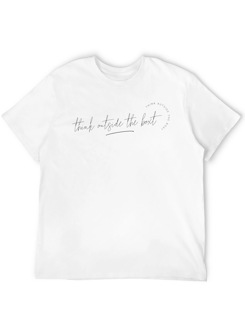 Minimalist Black Crew Neck T-Shirt