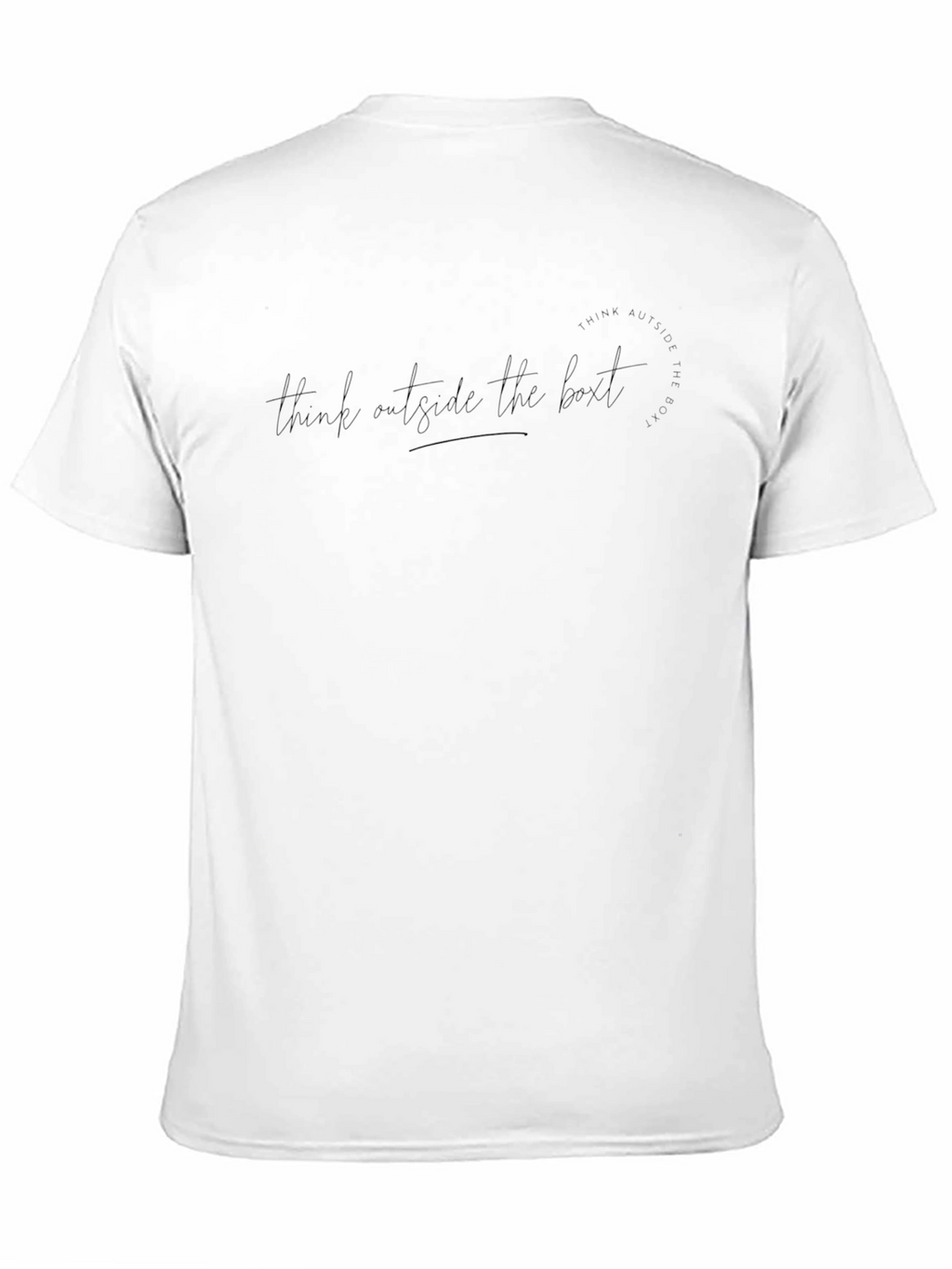 Minimalist Black Crew Neck T-Shirt