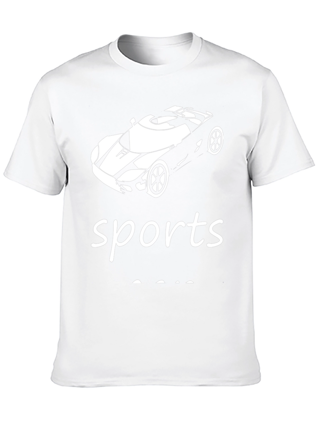 Sports Car T-Shirt - Black Graphic Tee