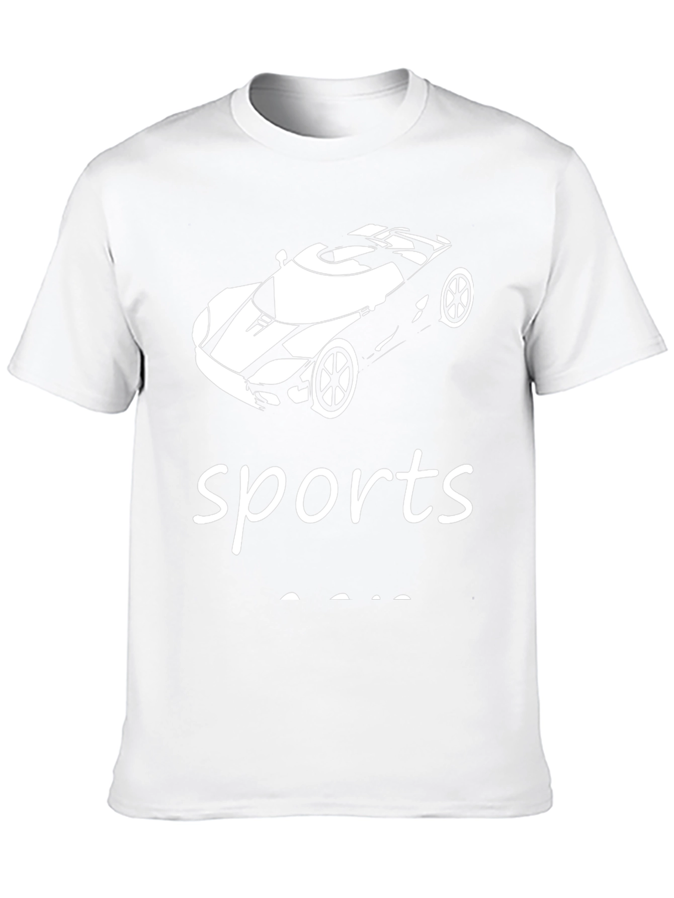 Sports Car T-Shirt - Black Graphic Tee