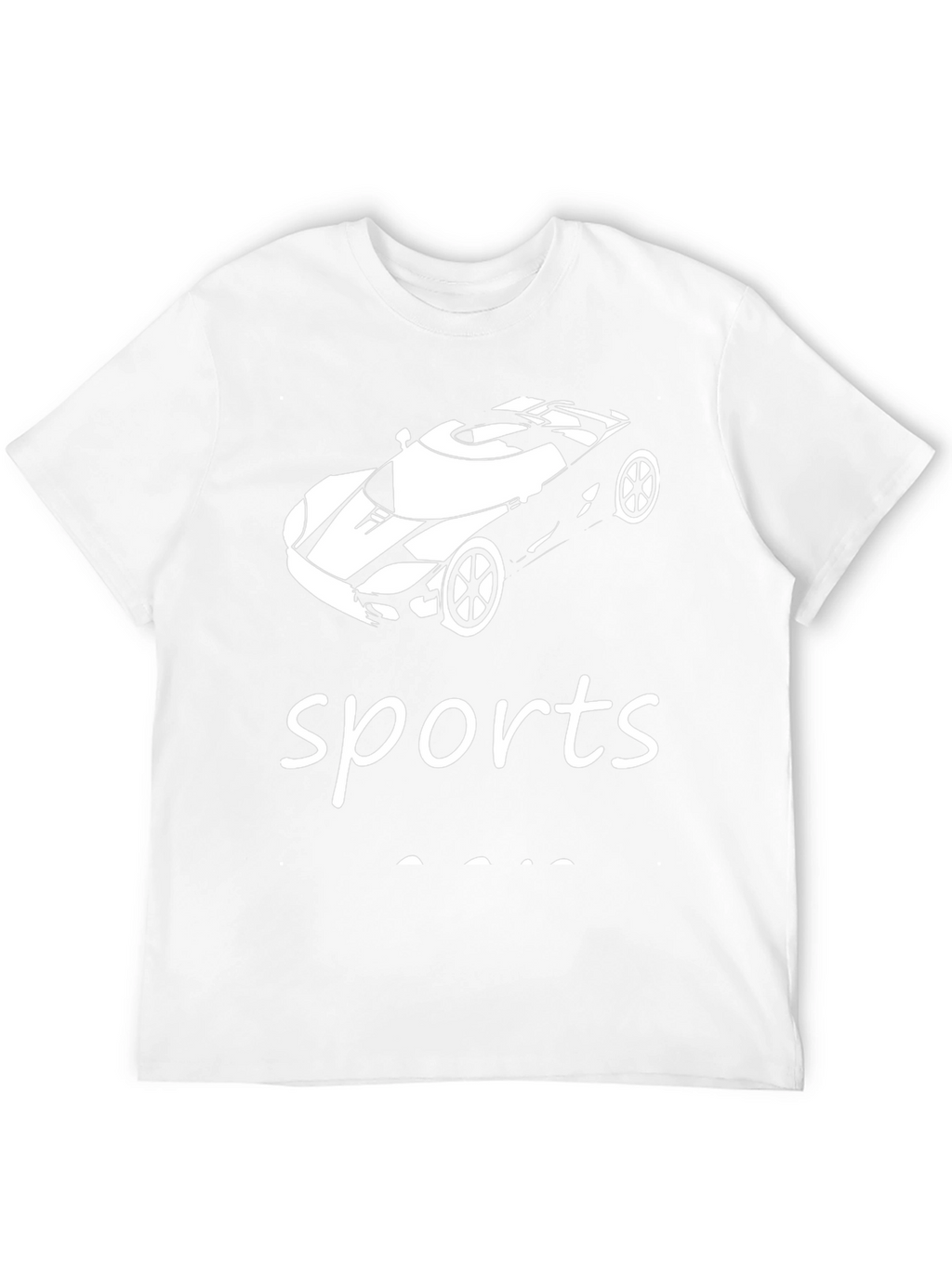 Sports Car T-Shirt - Black Graphic Tee